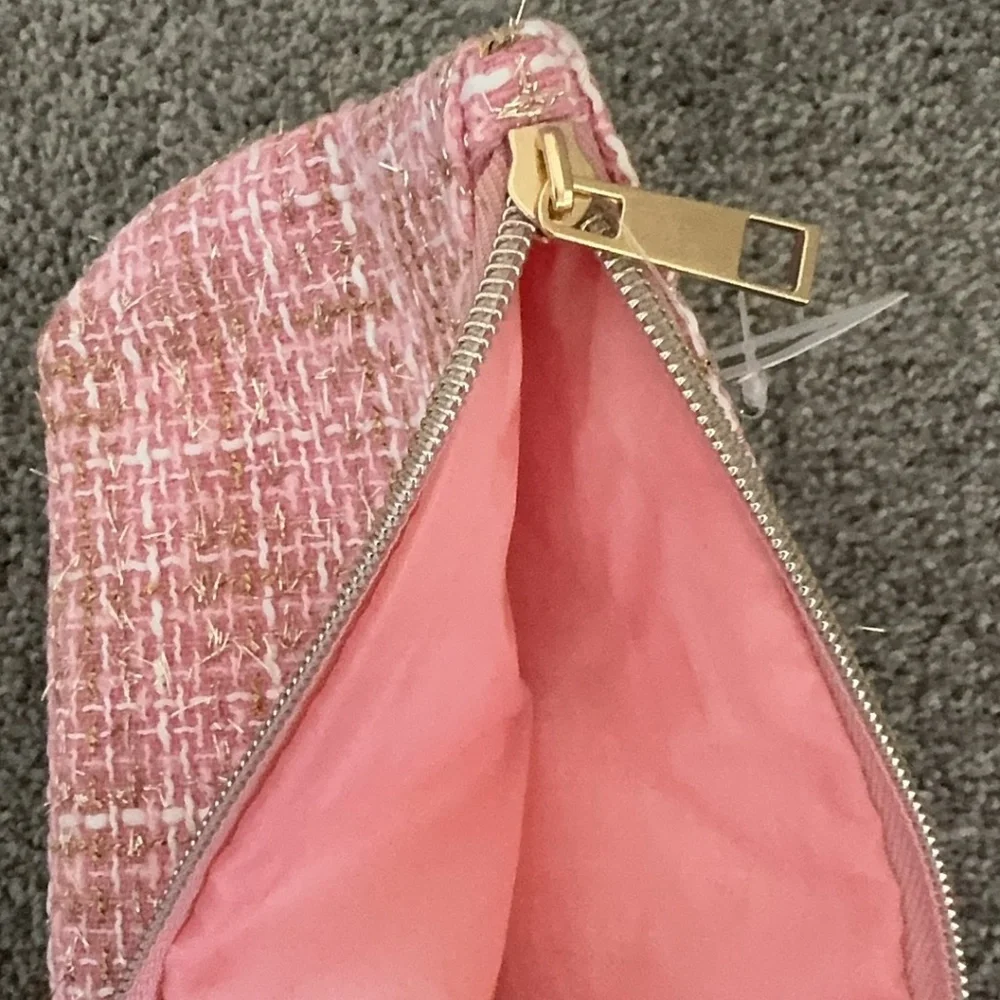 Big Makeup/ cosmetic bag in pink 12*7